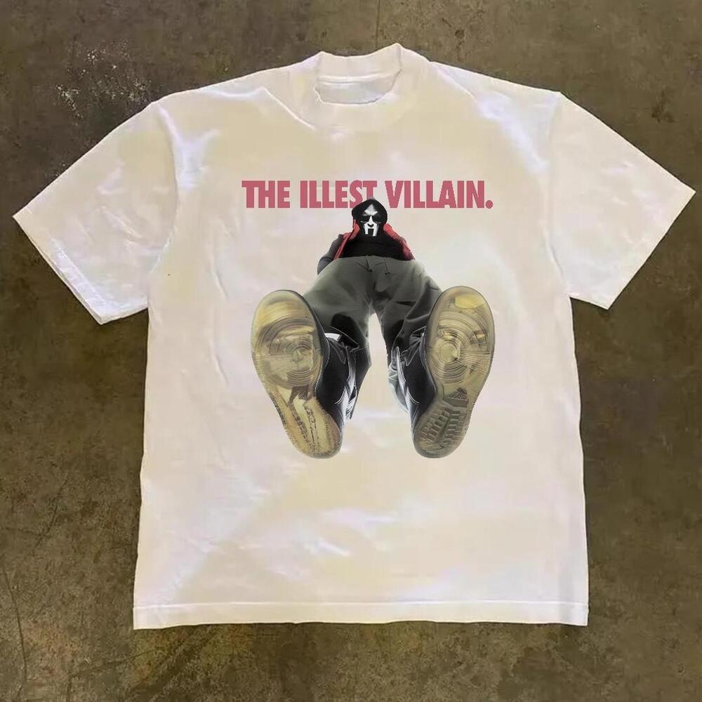 Gildan Men White T-Shirt, The Illest Villain White Tee